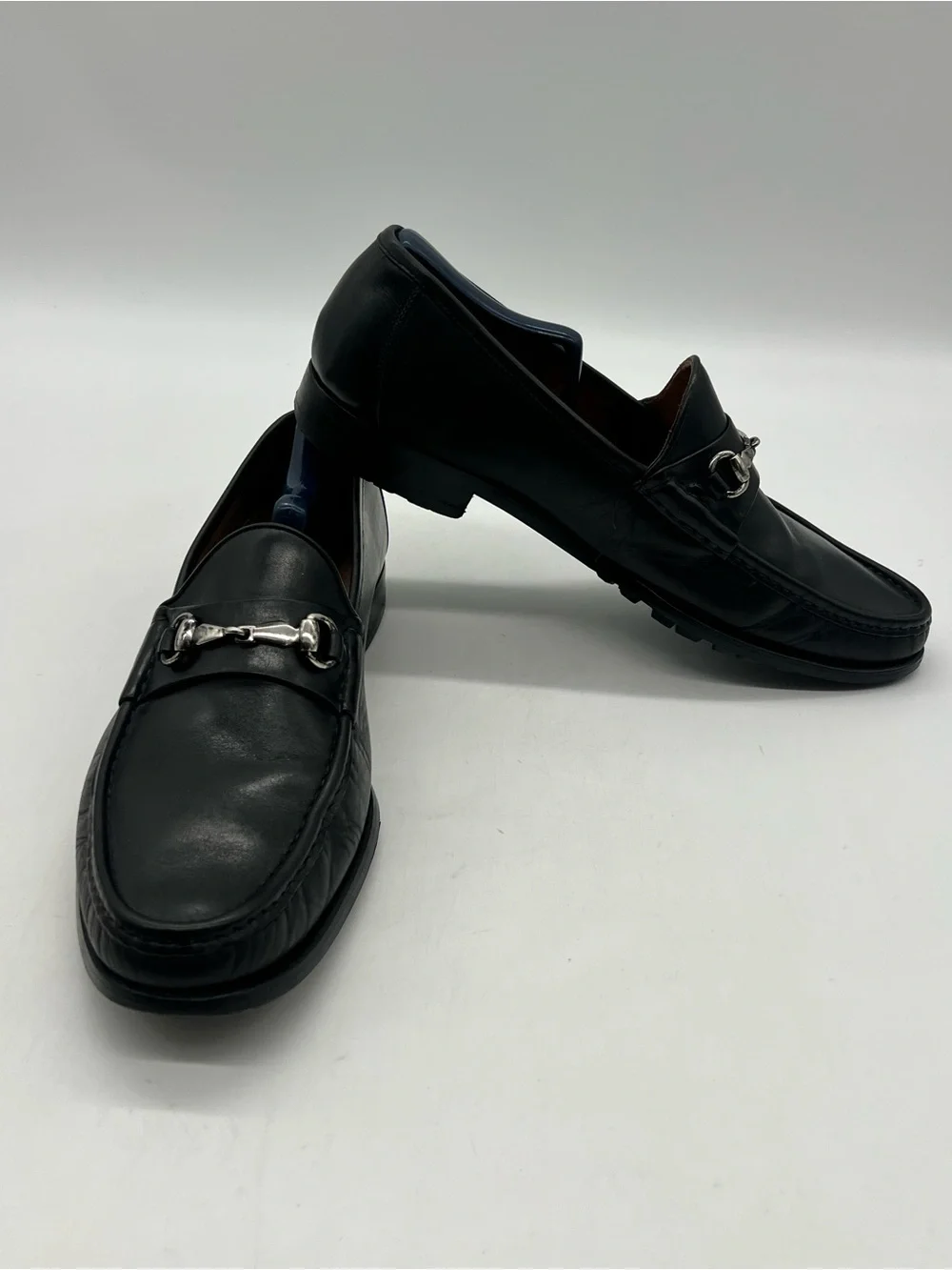 Allen Edmonds Lucca Men’s 11.5B Black Leather Horsebit Loafers Dress Shoes